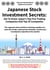 Japanese Stock Investment Secrets:  Get to Know Japan's Top Five Trading Companies and Top 10 Companies