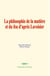 La philosophie de la matière et du feu d’après Lavoisier