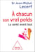 Á chacun son vrai poids - La santé avant tout
