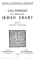 Les Poésies du trouvère Jehan Erart