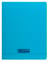 1 cahier polypro 17x22 cm - 48 pages - bleu - grands carreaux