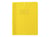 Protège-cahier - à rabats - 17x22 cm - opaque - jaune