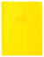 Protège-cahier + marque-page  + porte-étiquette Calligraphe - 24 x 32 cm - Jaune - Grain losange 18/100ème