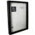 Vitrine avec passe-partout - 40x50 cm - Noir