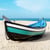 Toile 30x30 - Barque bleue