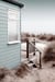 Toile - cabane sur plage - 30 cm x 45 cm