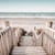 Toile - Escaliers plage - 30 cm x 30 cm