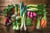 Tableau sur verre Glassart légumes frais 30x45cm
