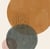 Toile Ceanothe - Rond abstrait - 30 x 30 cm