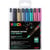 Lot de 8 feutres marqueurs peinture acryliques à base d'eau pointe calibrée extra-fine - Posca - Couleurs métalliques - PC1MR