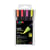 Lot de 4 feutres marqueurs peinture acryliques à base d'eau pointe conique moyenne - Posca -  Couleurs fluos - PC5M