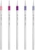 5 feutres Emott Floral Colors - Pointe fine 0,4 mm - Uni-ball - Mauve, Lilas, Rose Bonbon, Rose Vif, Brume Marine