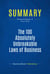 Summary: The 100 Absolutely Unbreakable Laws of Business Success - Review and Analysis of Tracy's Book