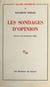 Les sondages d'opinion