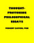 Thought-Provoking Philosophical Essays
