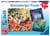 Puzzles 3x49 pièces - Licorne, dragon et fée