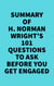 Summary of H. Norman Wright's 101 Questions to Ask Before You Get Engaged