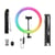 Anneau de lumière LED 12" T'nB - Influence - Blanc/noir