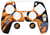Kit de protection Konix pour manette DualSense PS5 - Naruto - Silicone - Noir