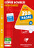 Copies doubles grands carreaux Clairefontaine - 320 pages perforées - Blanc - A4 21 x 29,7 cm - 90g/m²