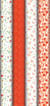 Papier cadeau Clairefontaine - 2 x 0,70 m - Motifs cœurs, cadeaux, romantique 