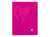Cahier Mimesys piqué - 24x32 cm - 48 pages séyès - Rose