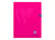 Cahier Mimesys piqué - 24x32 cm - 96 pages séyès - Rose