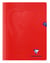 Cahier polypro  - Format 24 x 32 cm - Mimesys - Clairefontaine - 48 pages - Rouge