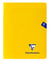 Cahier polypro  - Format 17 x 22 cm - Mimesys - Clairefontaine - 48 pages - Jaune