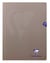 Cahier polypro  - Format 24 x 32 cm - Mimesys - Clairefontaine - 48 pages - Gris