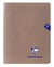 Cahier polypro  - Format 17 x 22 cm - Mimesys - Clairefontaine - 48 pages - Gris