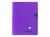 Cahier Mimesys violet - 17 x 22 cm - 96 pages - Grands carreaux