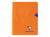 Cahier Mimesys orange - 17 x 22 cm - 96 pages Seyes