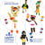 Livret de crochet - Happy Cotton - Book n°13 - Amigurumis Les Animaux Sportifs - Dmc