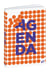 Agenda scolaire journalier 2025/2026 Quo Vadis - Orange et blanc - 12 x 17 cm - Trinidad Pois
