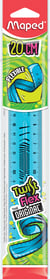 Règle 20 cm - Plastique incassable - Maped - Twist'n Flex - Modèles aléatoires - Vendu à l'unité