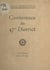 Conférence du 47e district - Toulouse, 26-27 avril 1947