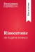 Rinoceronte de Eugène Ionesco (Guía de lectura) - Resumen y análisis completo