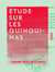 Étude sur les quinquinas
