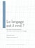 Le langage est-il inné? - Une approche philosophique de la théorie de Chomsky sur le langage