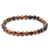Bracelet perles 6 mm - Œil du tigre