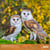 Calendrier mural 2026 Pictura - Chouettes - 30 x 30 cm
