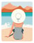 Cartes postale - A la plage - Aquarupella