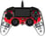 Manette filaire NACON lumineuse rouge pour Playstation 4