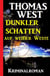 Dunkler Schatten auf weißer Weste