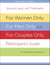 For Women Only, For Men Only, and For Couples Only Participant's Guide - Three-in-One Relationship Study Resource
