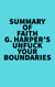 Summary of Faith G. Harper's Unfuck Your Boundaries
