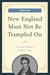 New England Must Not Be Trampled On - The Tragic Death of Jonathan Cilley
