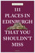 111 Places in Edinburgh that you shouldn't miss