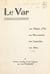 Le Var - Ses monuments, ses sites, ses objets d'art, ses légendes